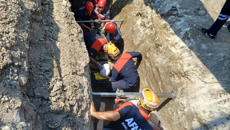 Göçük Altında Kalan İşçi Hayatına Yeniden Kavuştu: Kurtarma Operasyonu Başarıyla Tamamlandı