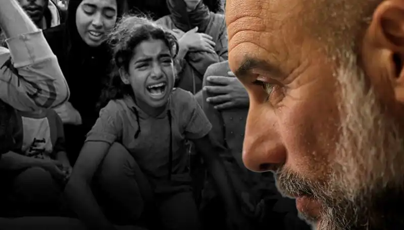Gazze’deki Acılara Duyarsız Kalamayan Pep Guardiola'dan Çarpıcı Açıklama