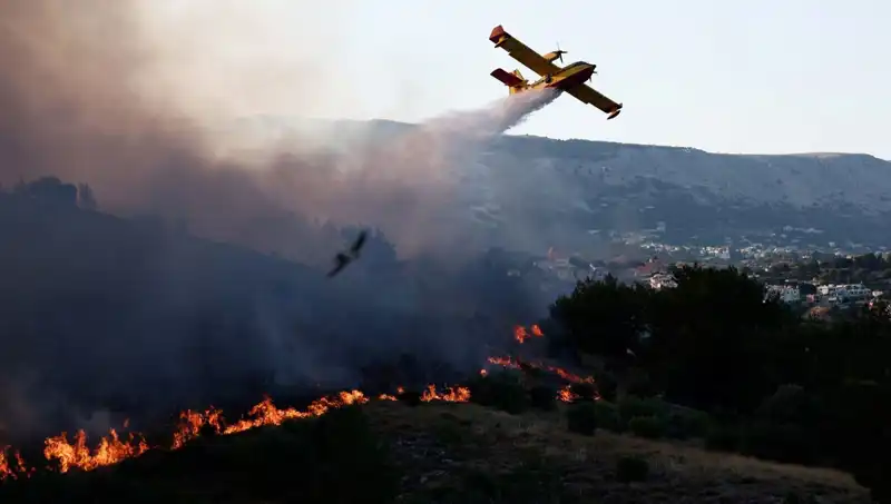 Sakız Adası'ndaki Orman Yangını: Kontrol Altında, Ama Zararı Büyük