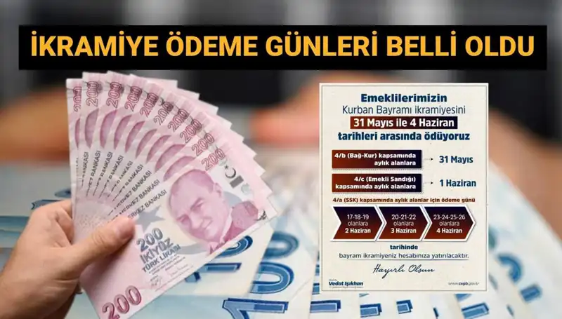 Emekli Bayram İkramiyeleri Hesaplara Yatıyor! Ne Zaman Ödenecek?